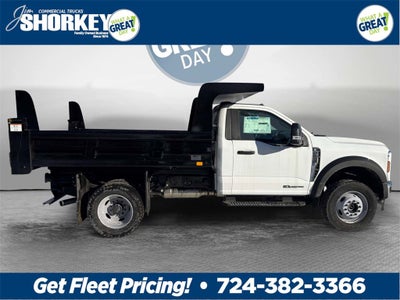 2025 Ford F-600SD XL DRW 4x4 / 6.7L Diesel / 9'7" Steel Dump