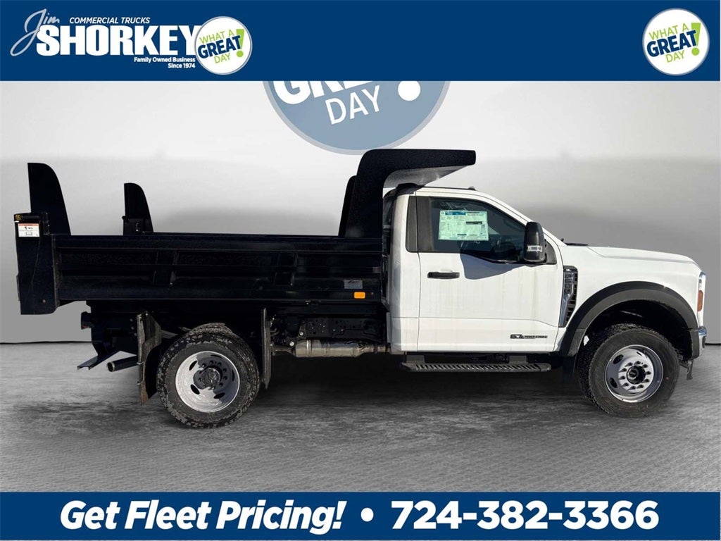 2025 Ford F-600SD XL DRW 4x4 / 6.7L Diesel / 9'7" Steel Dump