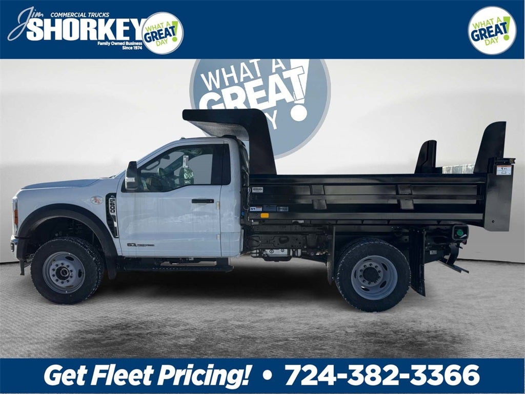 2025 Ford F-600SD XL DRW 4x4 / 6.7L Diesel / 9'7" Steel Dump