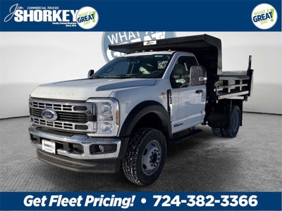 2025 Ford F-600SD XL DRW 4x4 / 6.7L Diesel / 9'7" Steel Dump