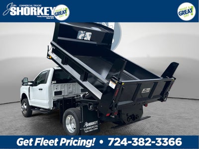 2026 Ford F-350SD XL DRW 4x4 / 7.3L V8 / 9'7" Steel Dump