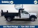 2024 Ford F-550SD XL DRW 4x4 / 7.3L V8 / 11' Steel Dump