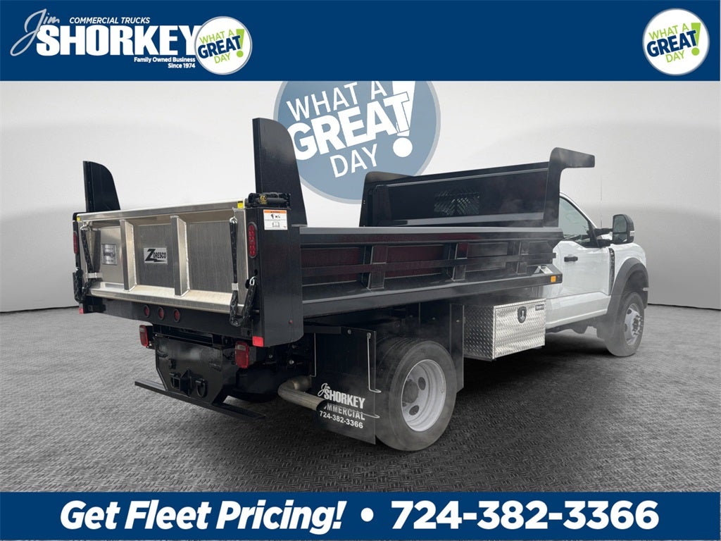 2024 Ford F-550SD XL DRW 4x4 / 7.3L V8 / 11' Steel Dump