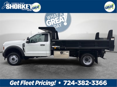 2024 Ford F-550SD XL DRW 4x4 / 7.3L V8 / 11' Steel Dump