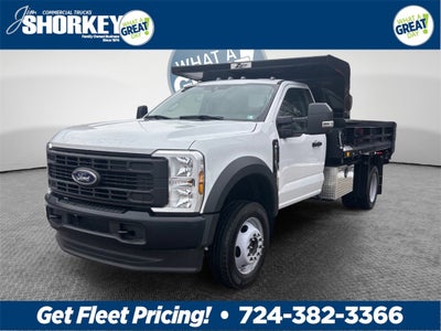 2024 Ford F-550SD XL DRW 4x4 / 7.3L V8 / 11' Steel Dump