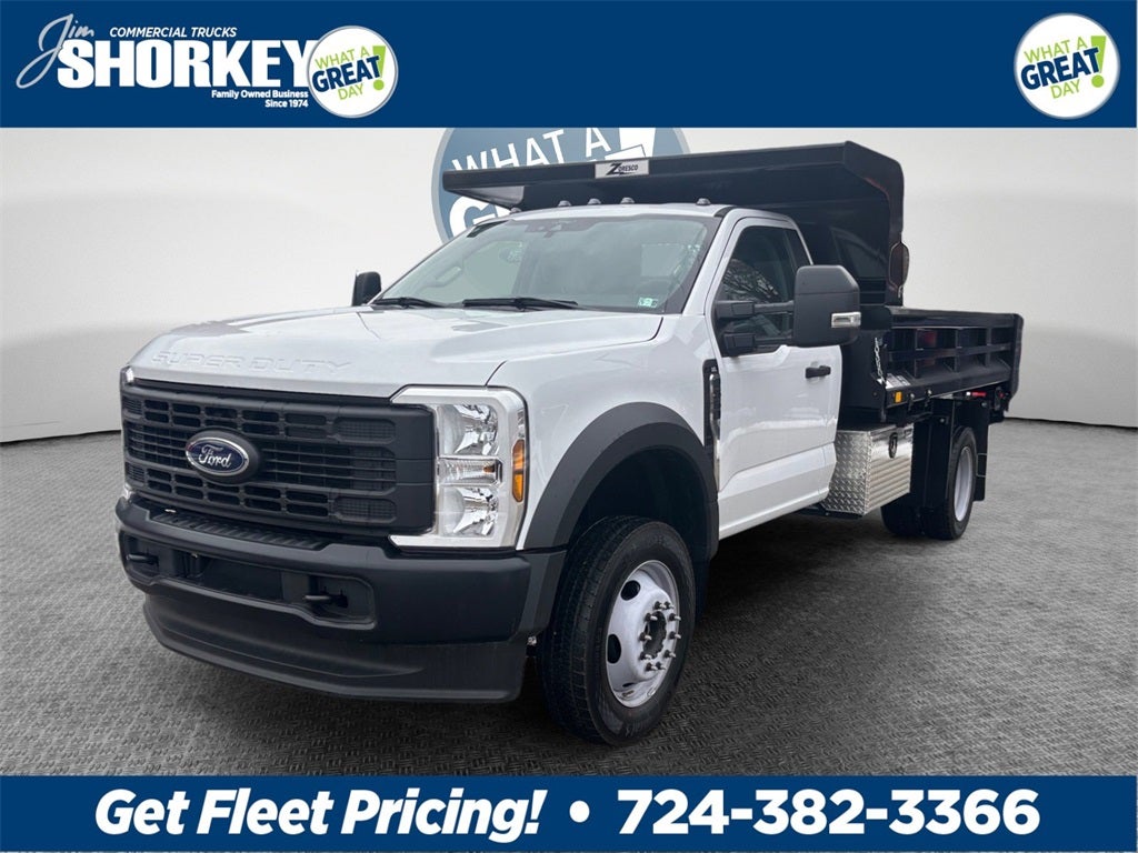2024 Ford F-550SD XL DRW 4x4 / 7.3L V8 / 11' Steel Dump