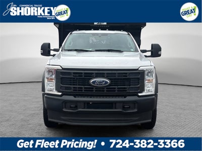 2024 Ford F-550SD XL DRW 4x4 / 7.3L V8 / 11' Steel Dump