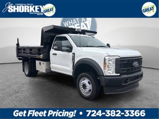 2024 Ford F-550SD XL DRW 4x4 / 7.3L V8 / 11' Steel Dump