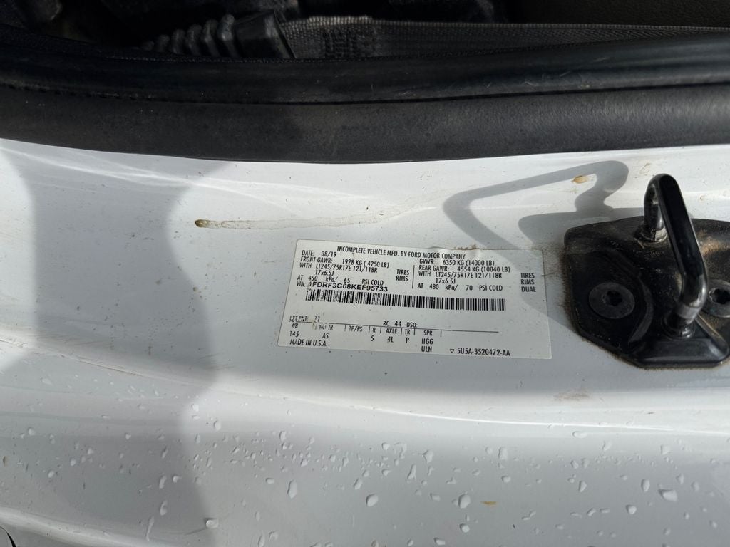 2019 Ford F-350SD XL DRW / 6.2L V8 / 9' Steel Dump