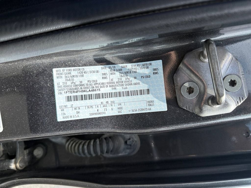 2019 Ford Ranger Lariat