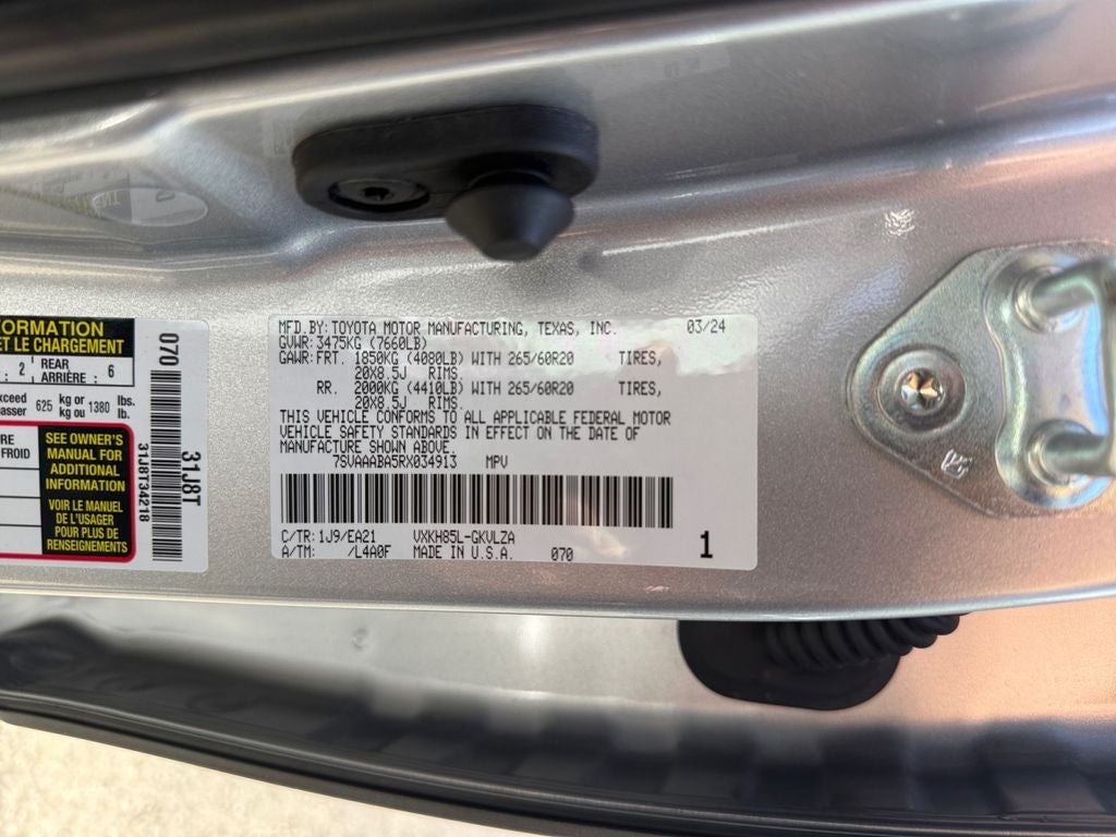 2024 Toyota Sequoia Limited