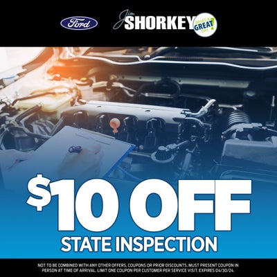 $10 OFF State Inspection